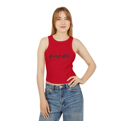 Wicked Moto Customs Women's Micro Rib Racer Tank Top