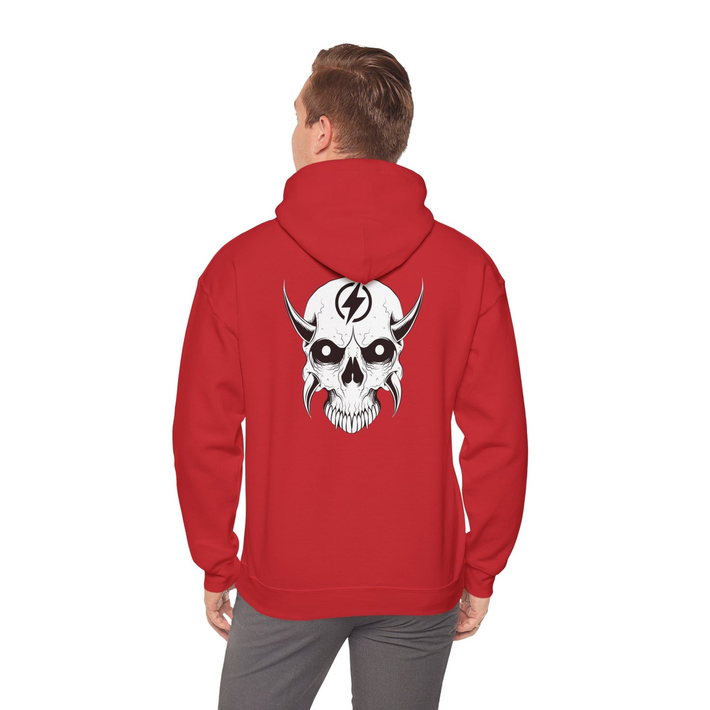 Wicked E-Moto Rear logo Unisex Heavy Blend™ Hooded Sweatshirt