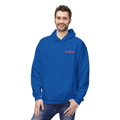 Wicked E- Moto Rear Logo Unisex Midweight Softstyle Fleece Hoodie