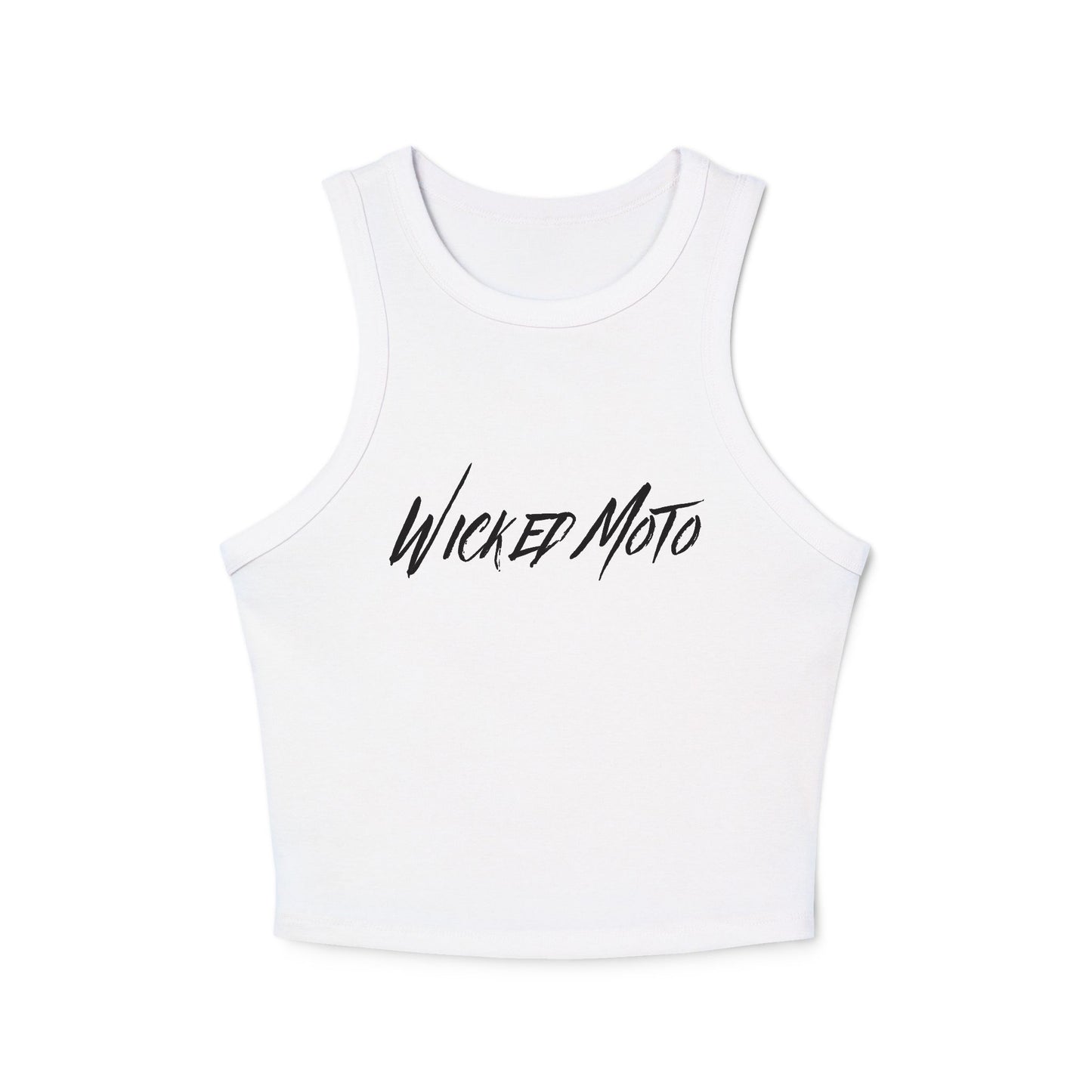 Wicked Moto Customs Women's Micro Rib Racer Tank Top