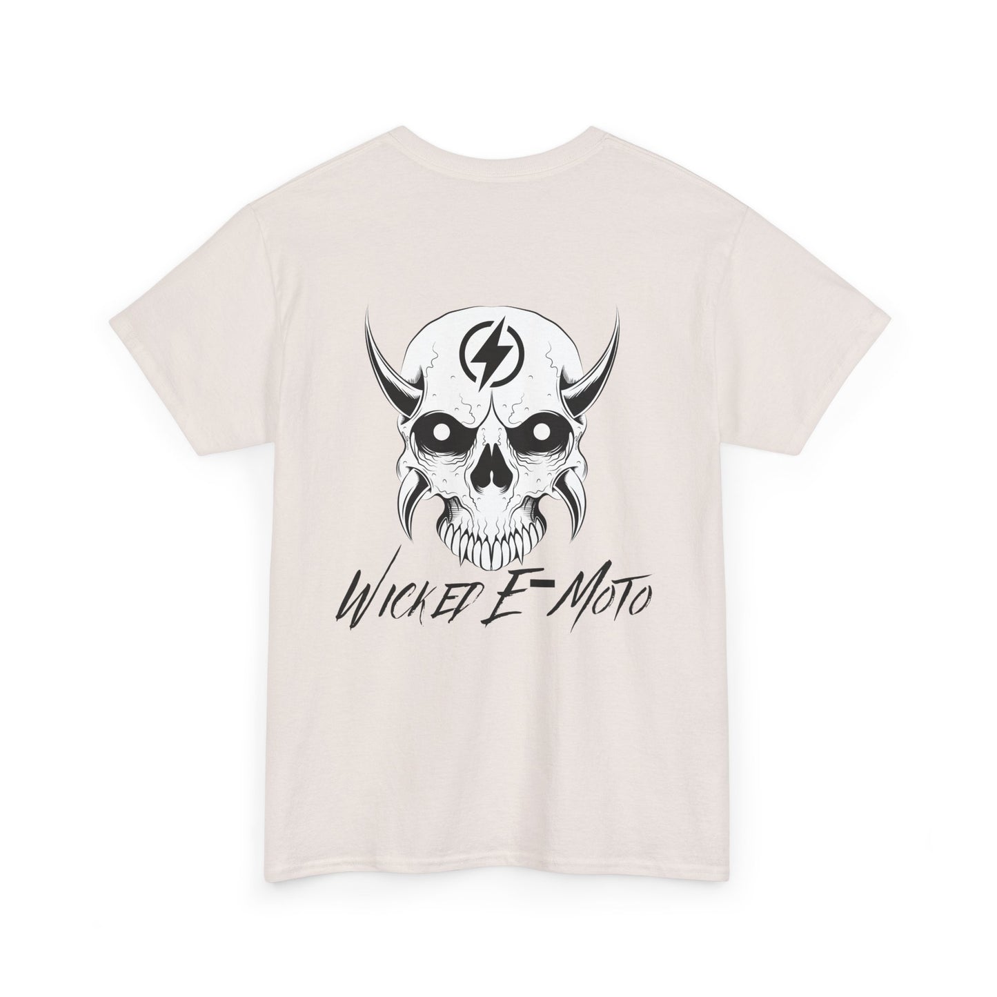 Wicked E-Moto Rear Logo Unisex Heavy Cotton Tee