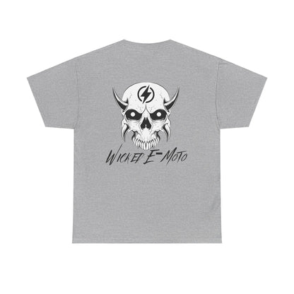 Wicked E-Moto Rear Logo Unisex Heavy Cotton Tee