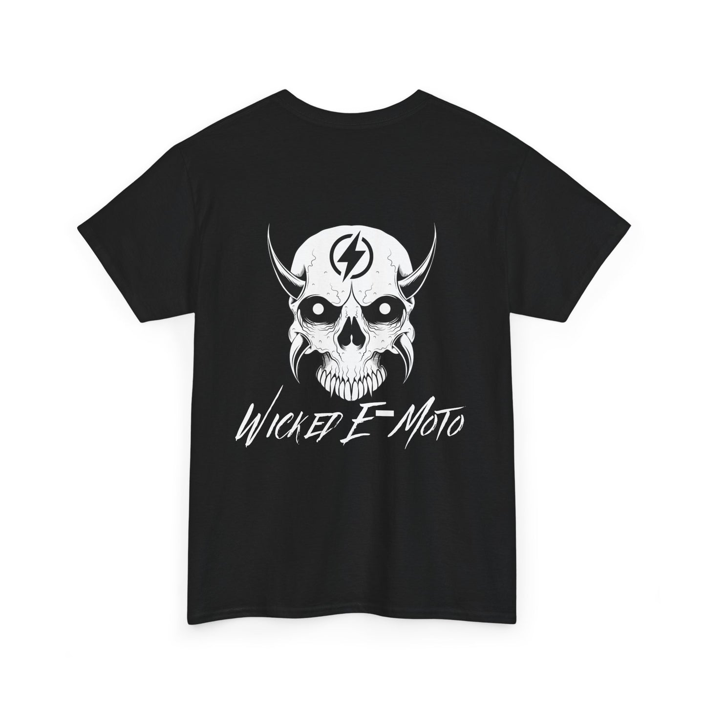 Wicked E-Moto Rear Logo Unisex Heavy Cotton Tee