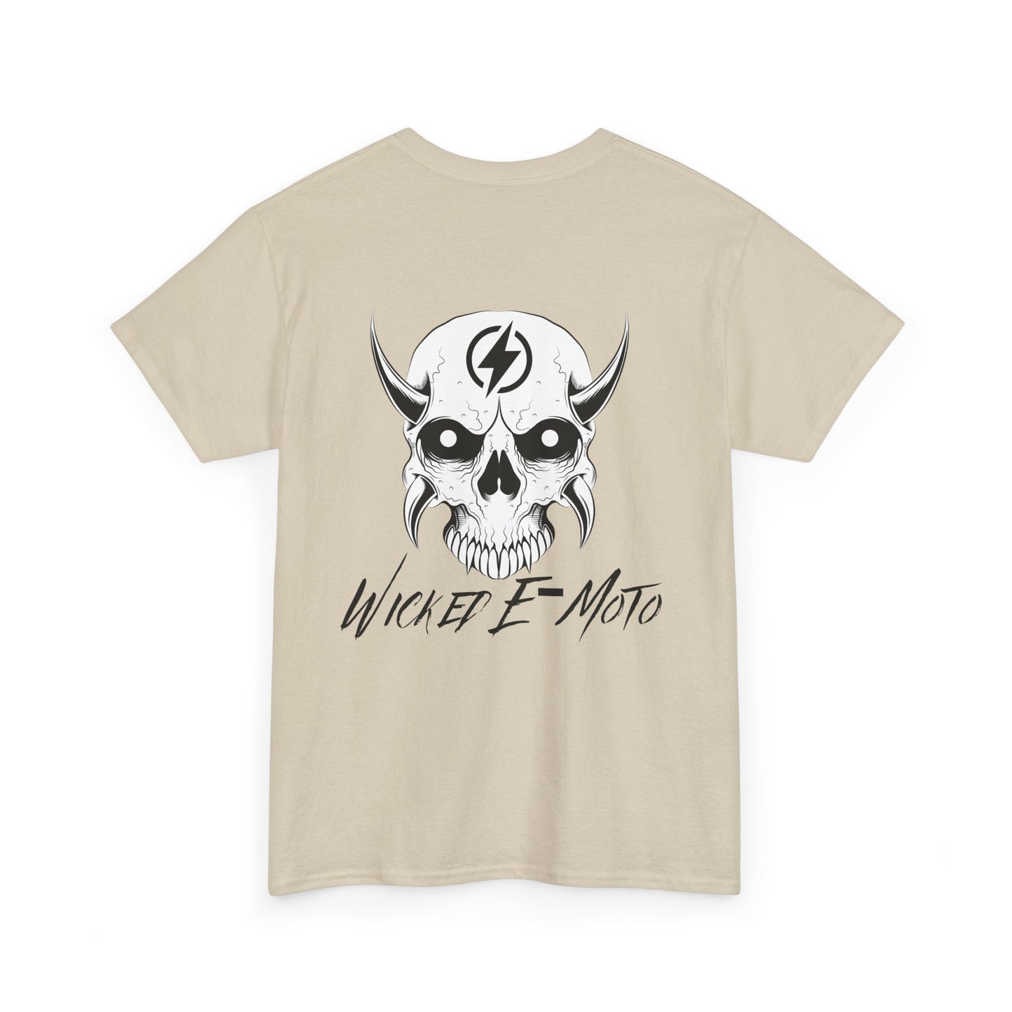 Wicked E-Moto Rear Logo Unisex Heavy Cotton Tee