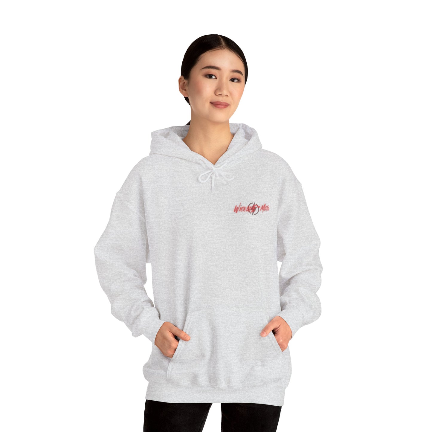 Wicked E-Moto Rear logo Unisex Heavy Blend™ Hooded Sweatshirt