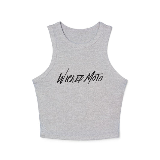 Wicked Moto Customs Women's Micro Rib Racer Tank Top