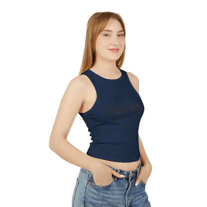 Wicked Moto Customs Women's Micro Rib Racer Tank Top