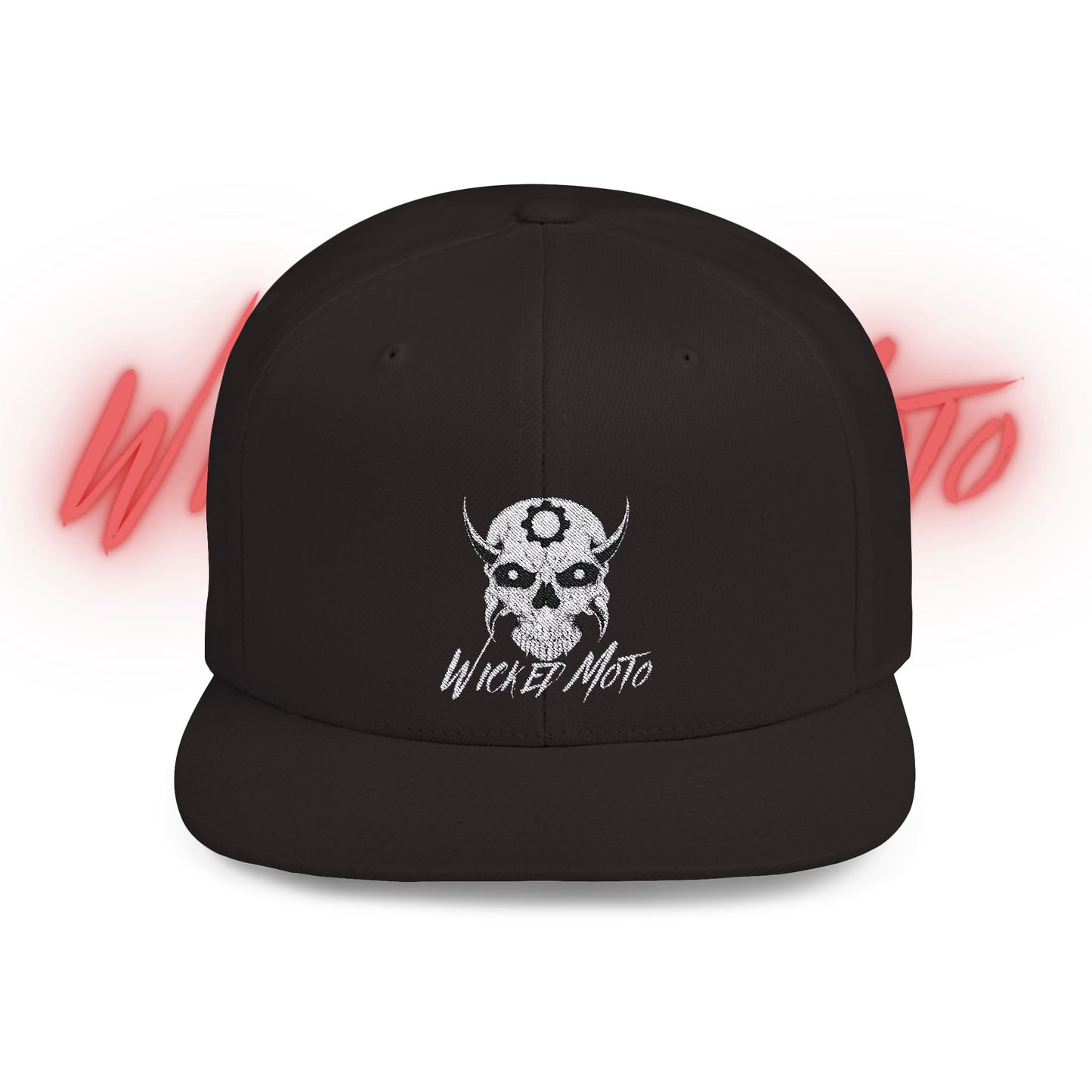 Wicked Moto Signature Flat Bill Snapback