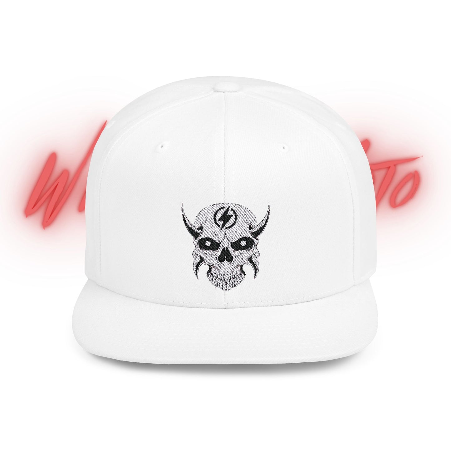 Wicked E-Moto Logo Flat Bill Snapback