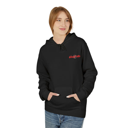 Wicked E- Moto Rear Logo Unisex Midweight Softstyle Fleece Hoodie