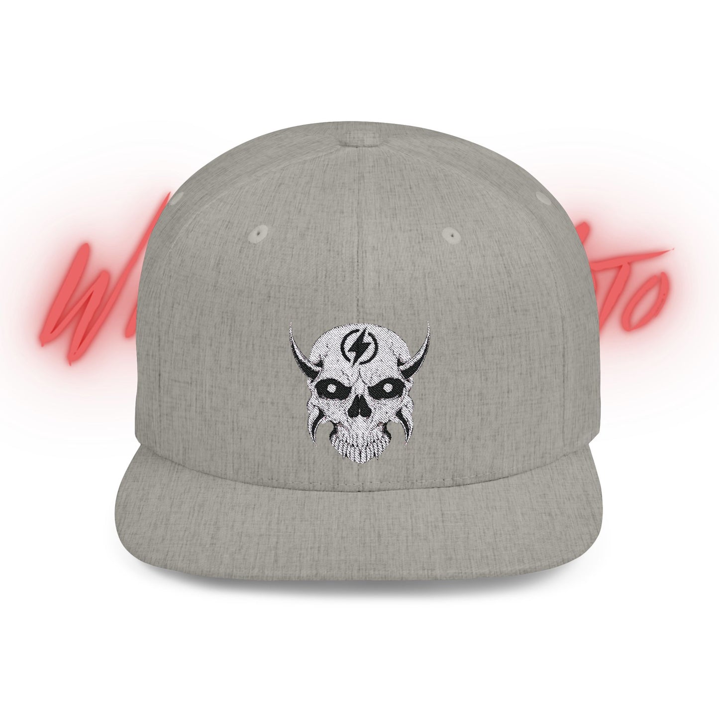 Wicked E-Moto Logo Flat Bill Snapback