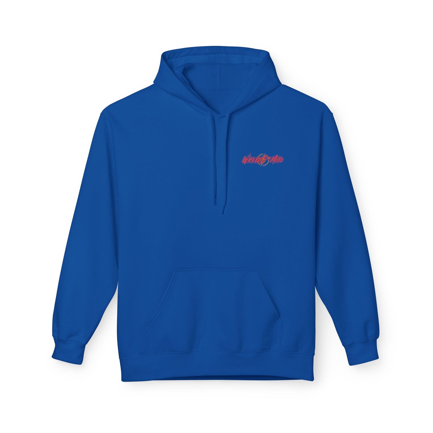 Wicked E- Moto Rear Logo Unisex Midweight Softstyle Fleece Hoodie