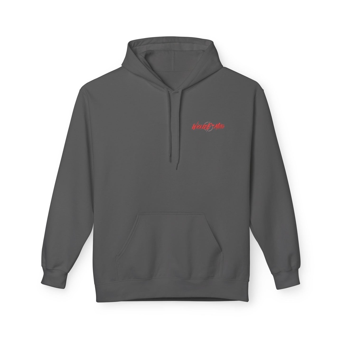 Wicked E- Moto Rear Logo Unisex Midweight Softstyle Fleece Hoodie