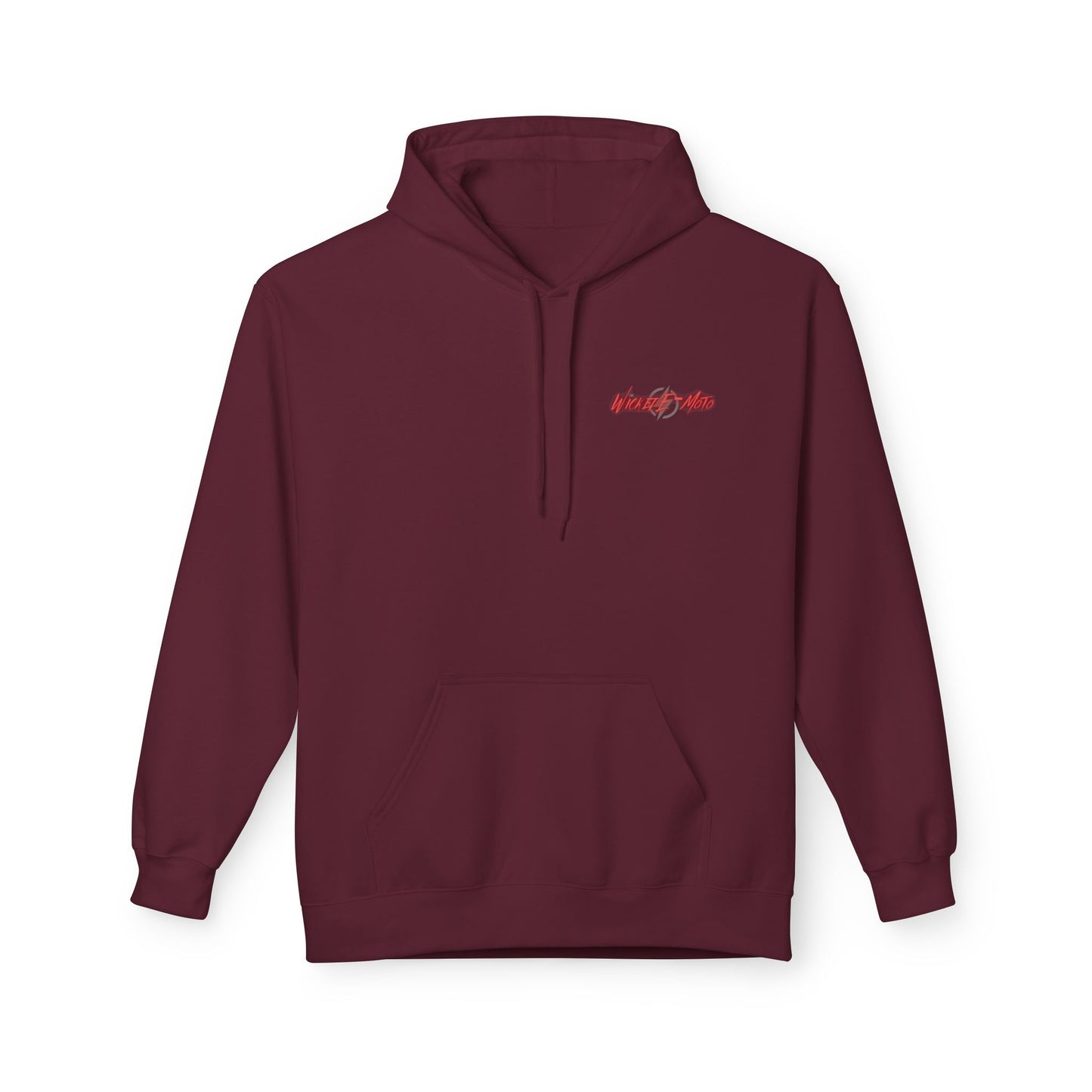 Wicked E- Moto Rear Logo Unisex Midweight Softstyle Fleece Hoodie