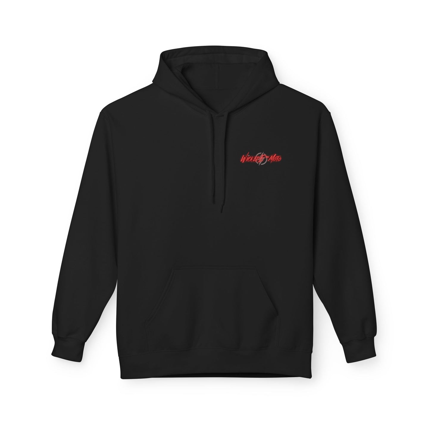 Wicked E- Moto Rear Logo Unisex Midweight Softstyle Fleece Hoodie