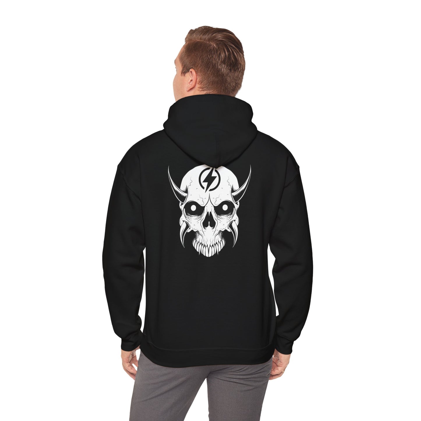 Wicked E-Moto Rear logo Unisex Heavy Blend™ Hooded Sweatshirt