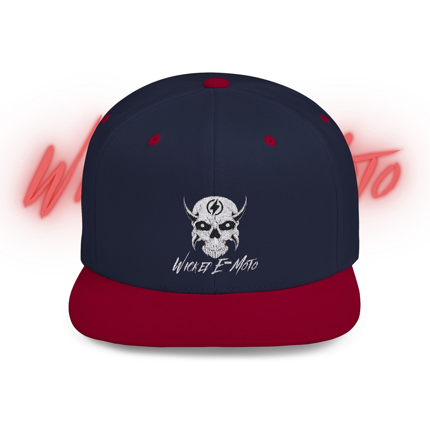 Wicked E-Moto Signature Flat Bill Snapback