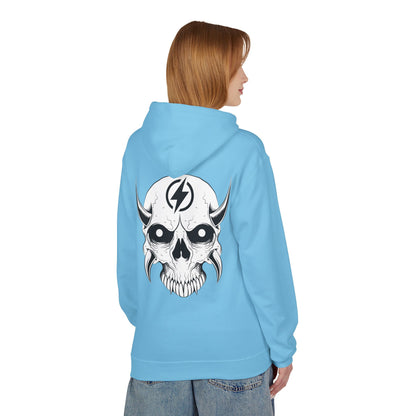 Wicked E- Moto Rear Logo Unisex Midweight Softstyle Fleece Hoodie