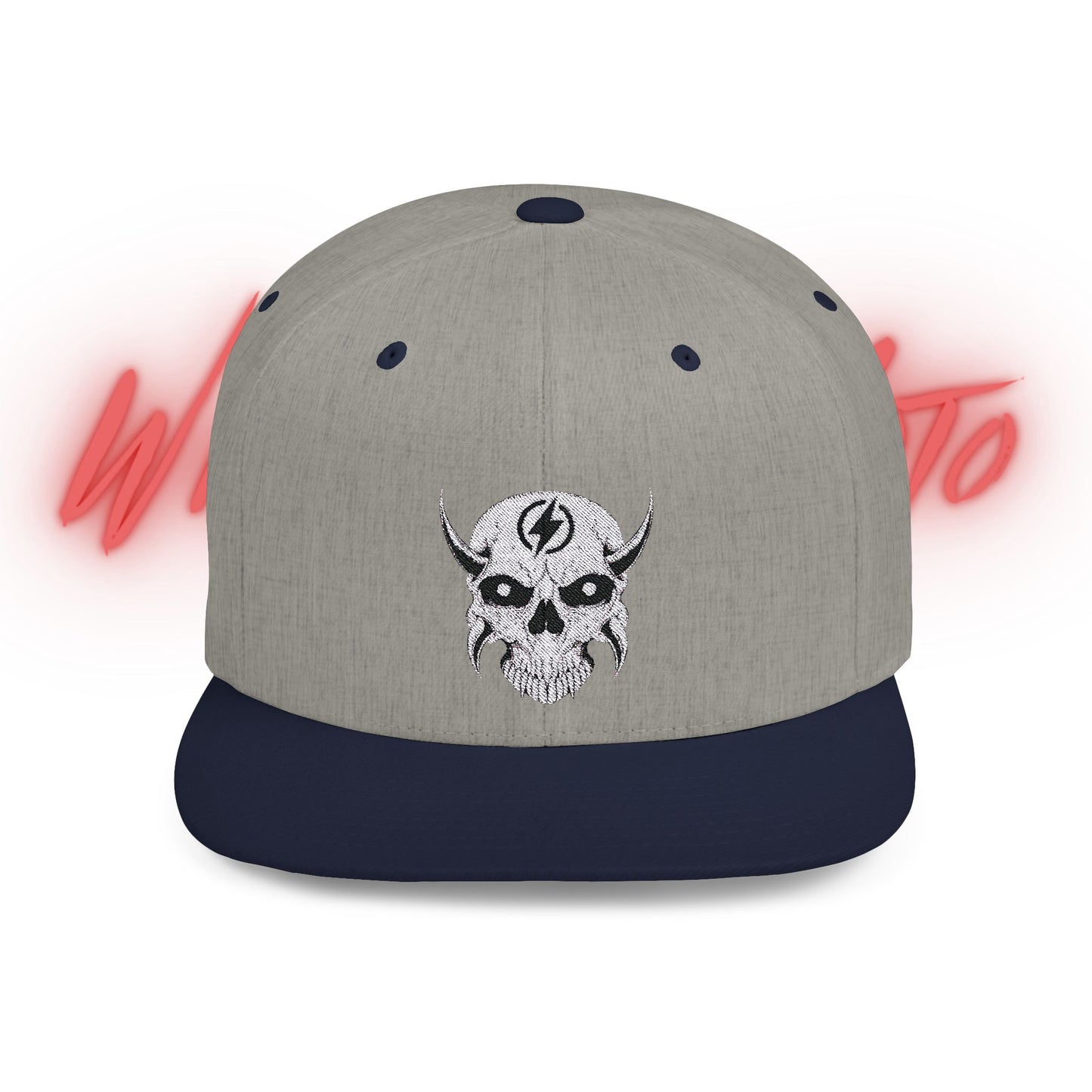 Wicked E-Moto Logo Flat Bill Snapback