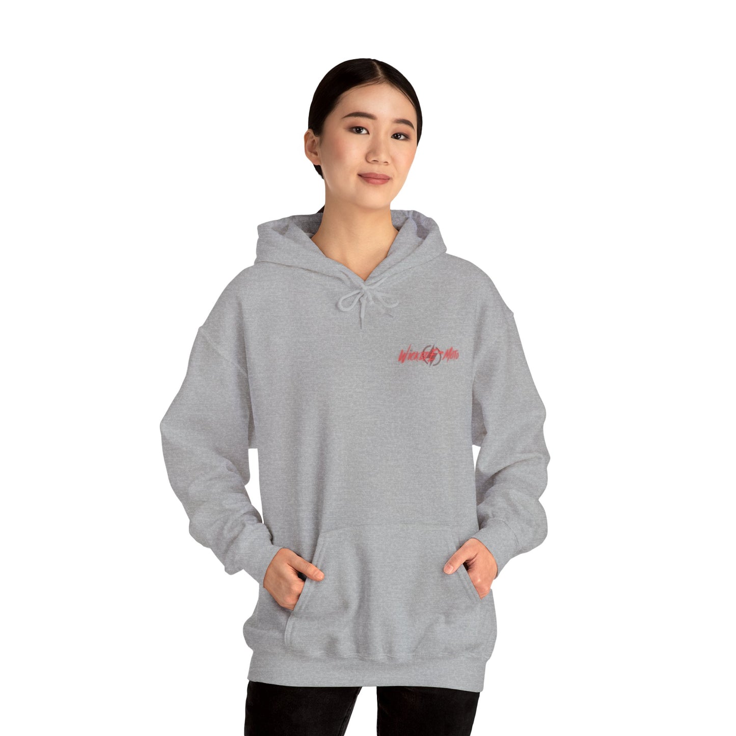 Wicked E-Moto Rear logo Unisex Heavy Blend™ Hooded Sweatshirt