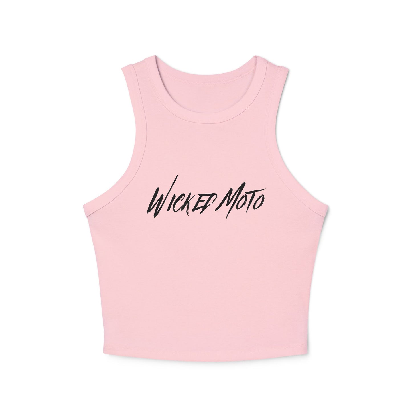 Wicked Moto Customs Women's Micro Rib Racer Tank Top