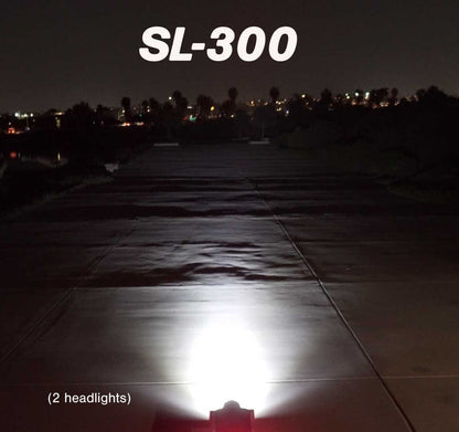 SL-300 Headlights & SL-R1 Rear Lights Skateboard Bundle